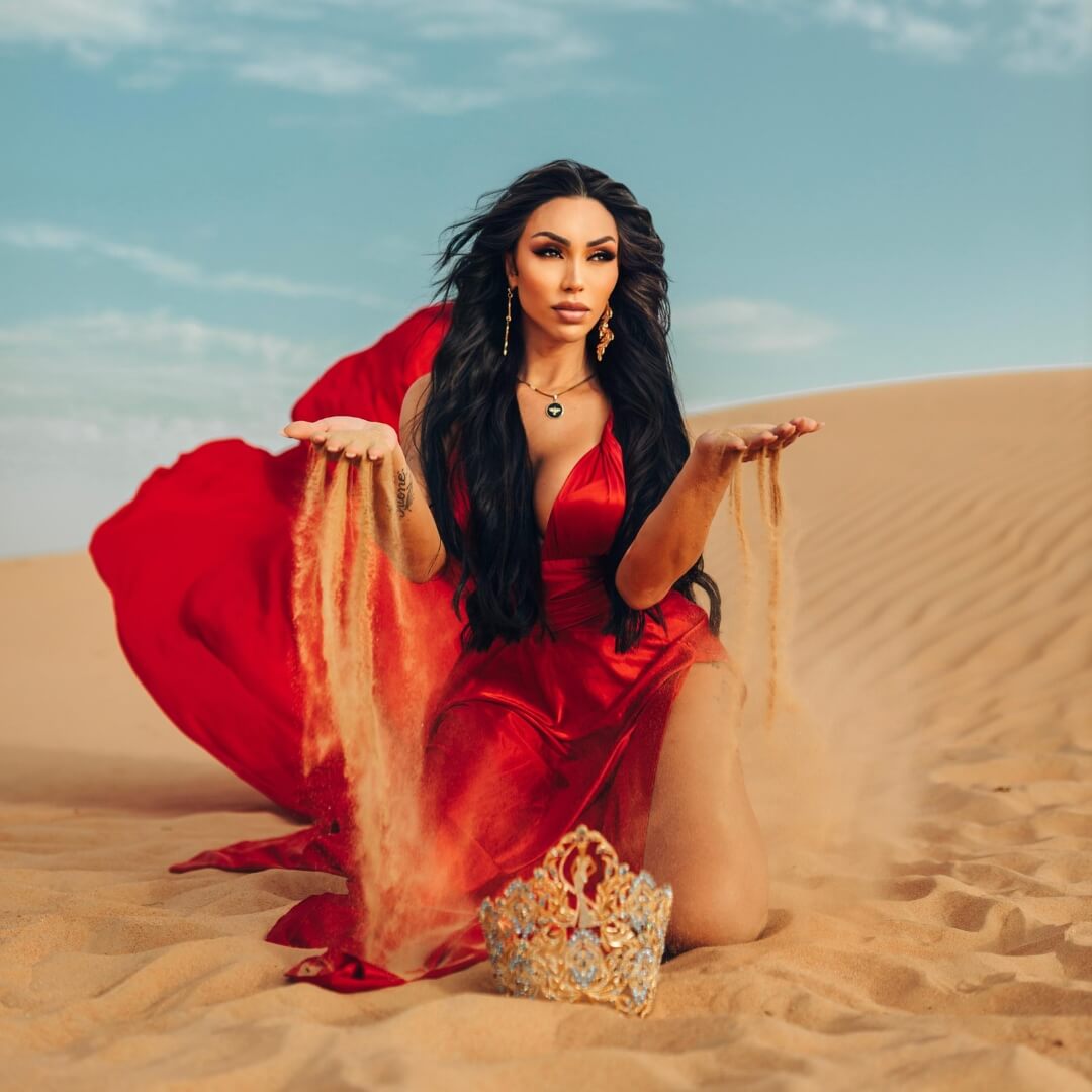 Luanna Isabelly em ensaio em Dubai